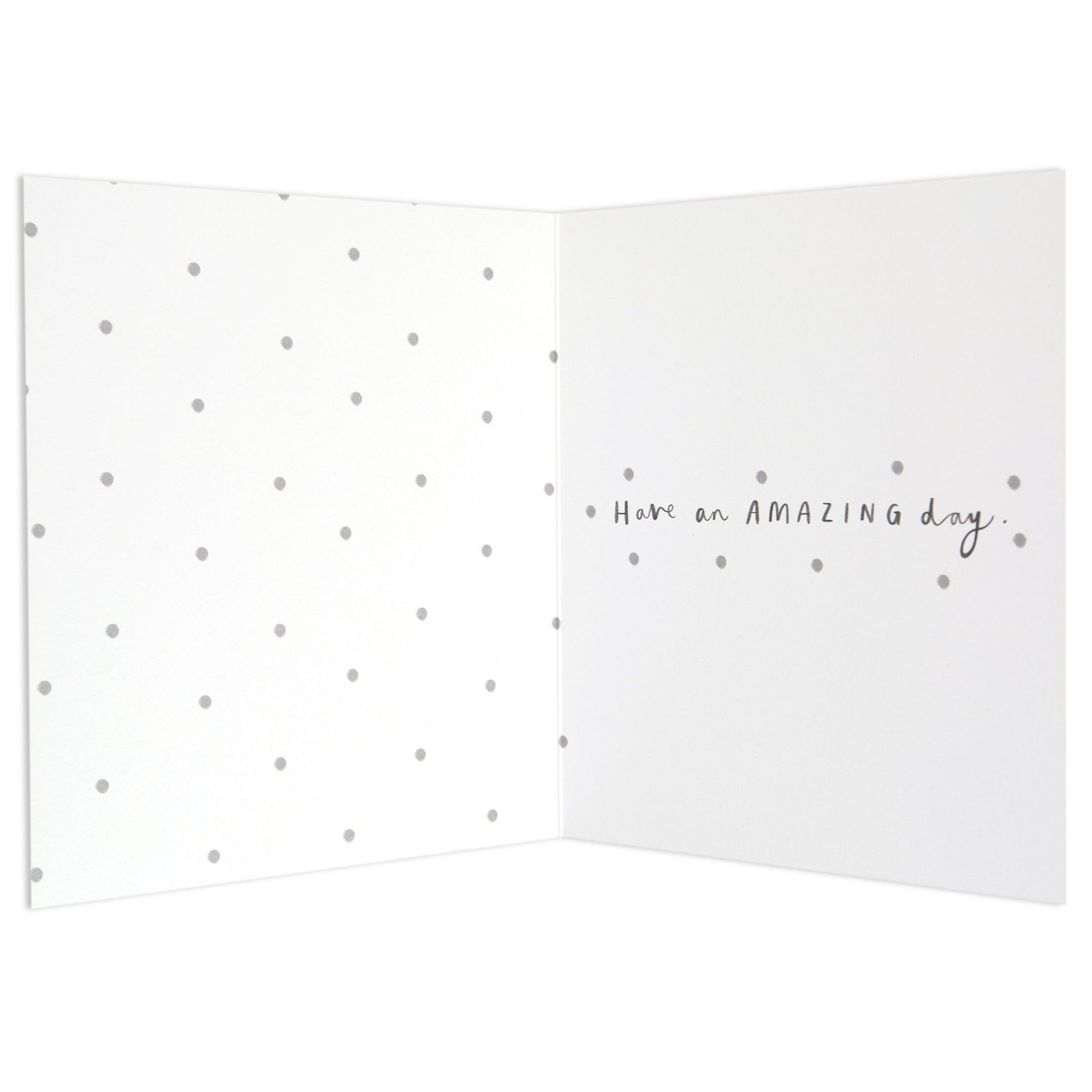 Sweet Polka Dot Flamingo Birthday Card