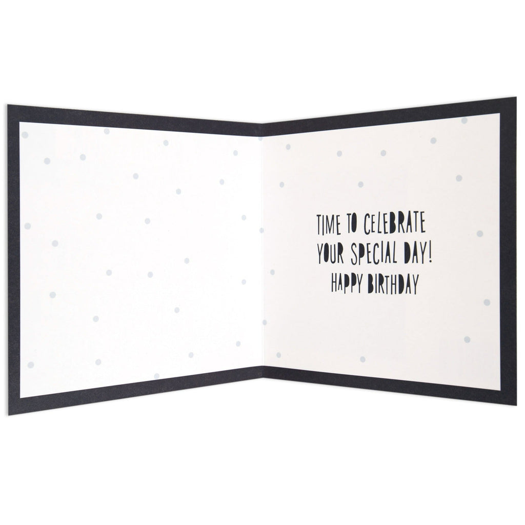 It's Prosecco O'clock Googley Eye Fun Birthday Girl Card