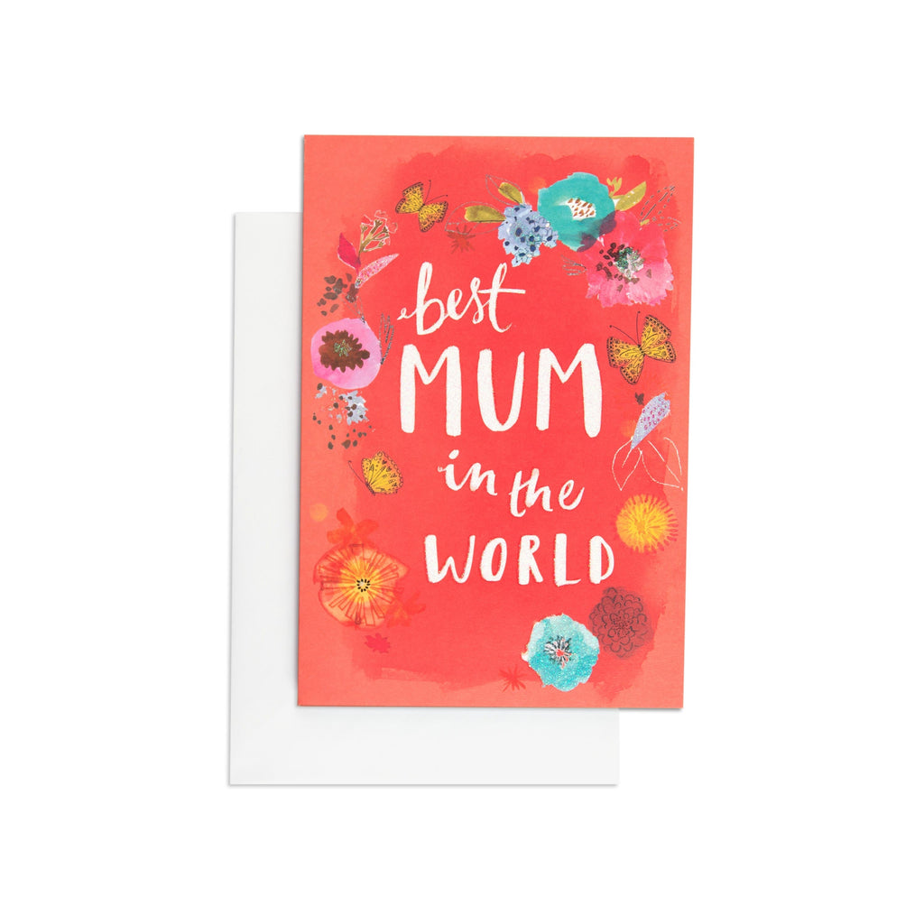 Best Mum In The World Birthday Card