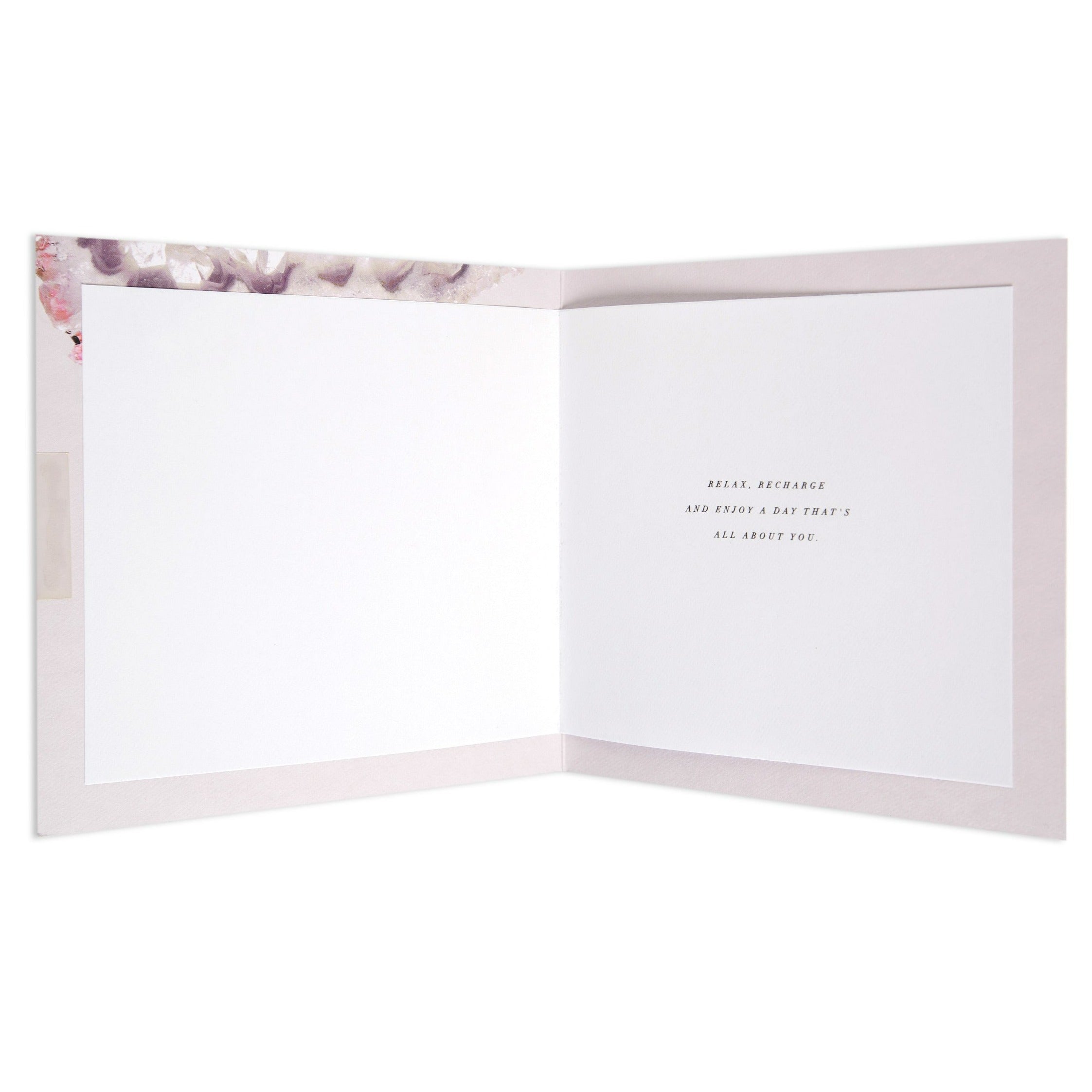 Beautiful Agate Crystal Mum Birthday Card