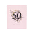 One To Celebrate Refined 50th Birthday Card