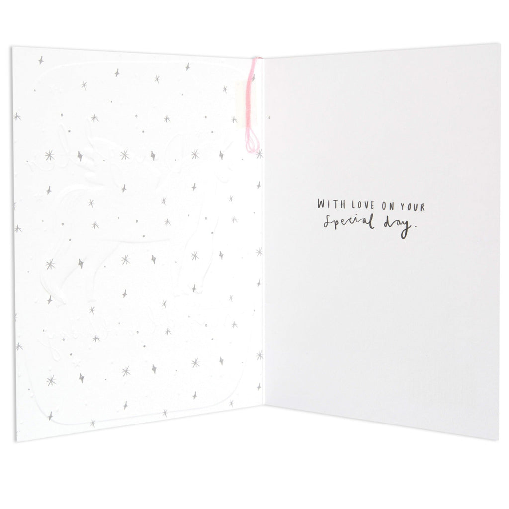Daughter Magical Birthday Colourful Unicorn Birthday Card