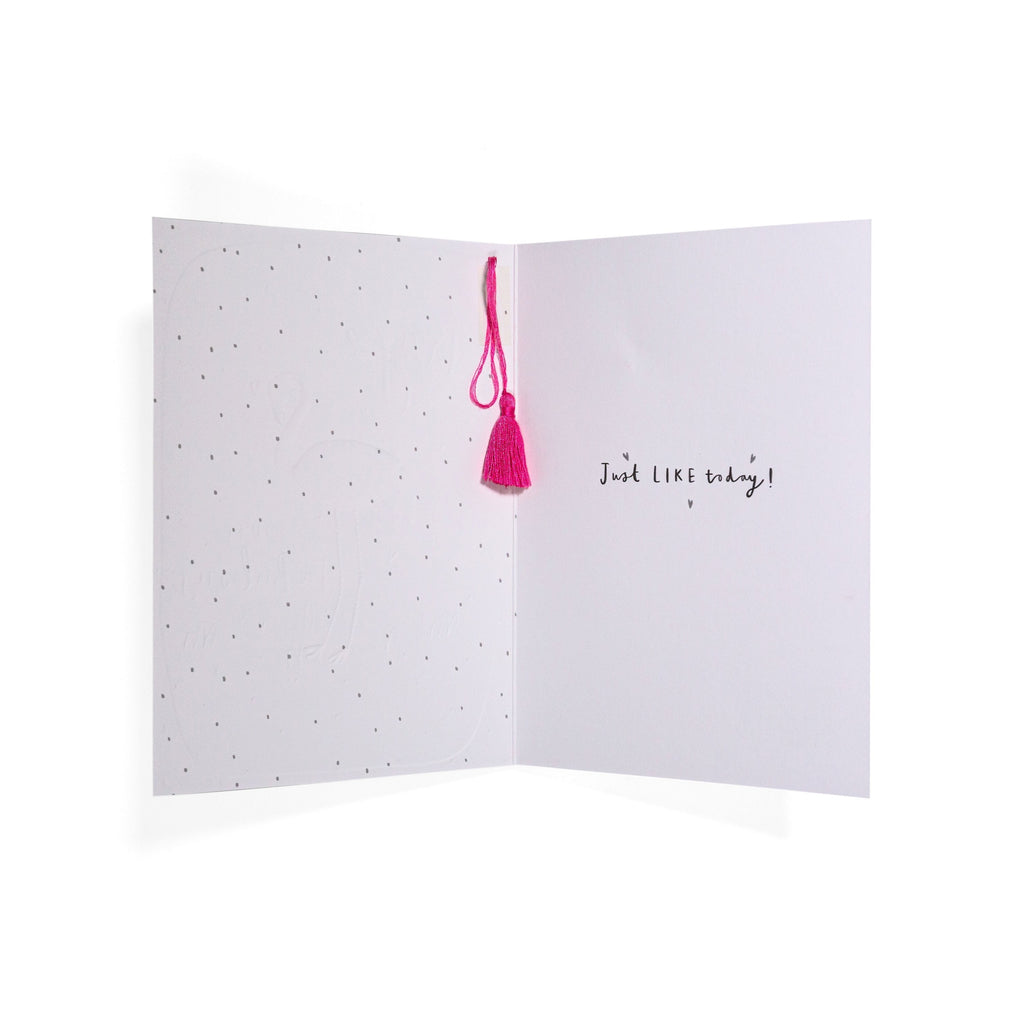 Fabulous Wife Flamingo Vibrant Celebration Card