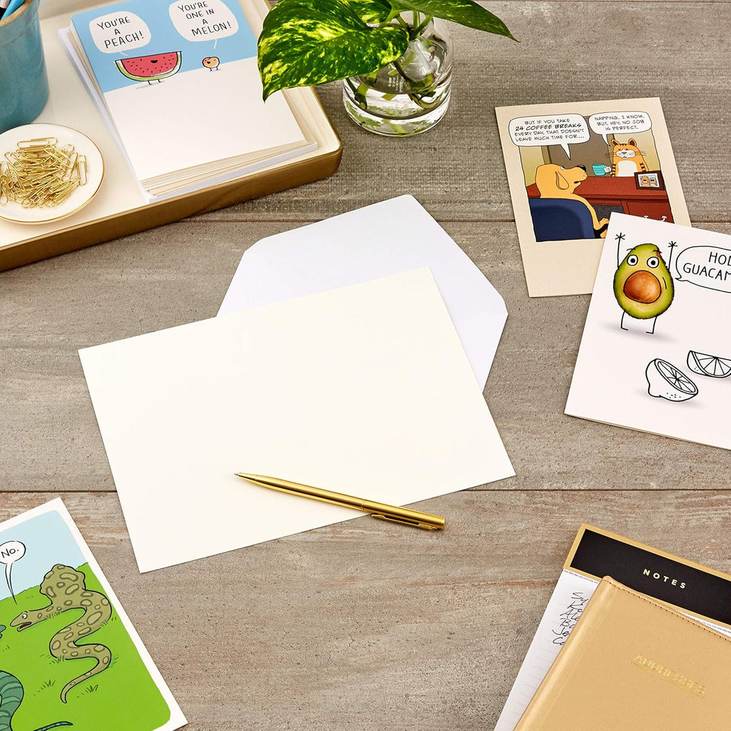 Hallmark Shoebox Funny Blank Cards Assortment (12 All Occasion Cards with Envelopes)