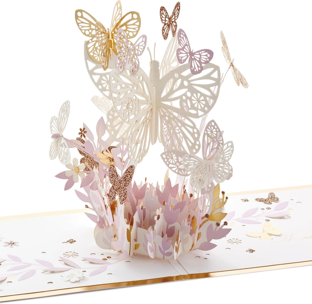 Hallmark Signature Paper Wonder Pop Up Card, Thankful for You (Thinking of You Card, Birthday Card)