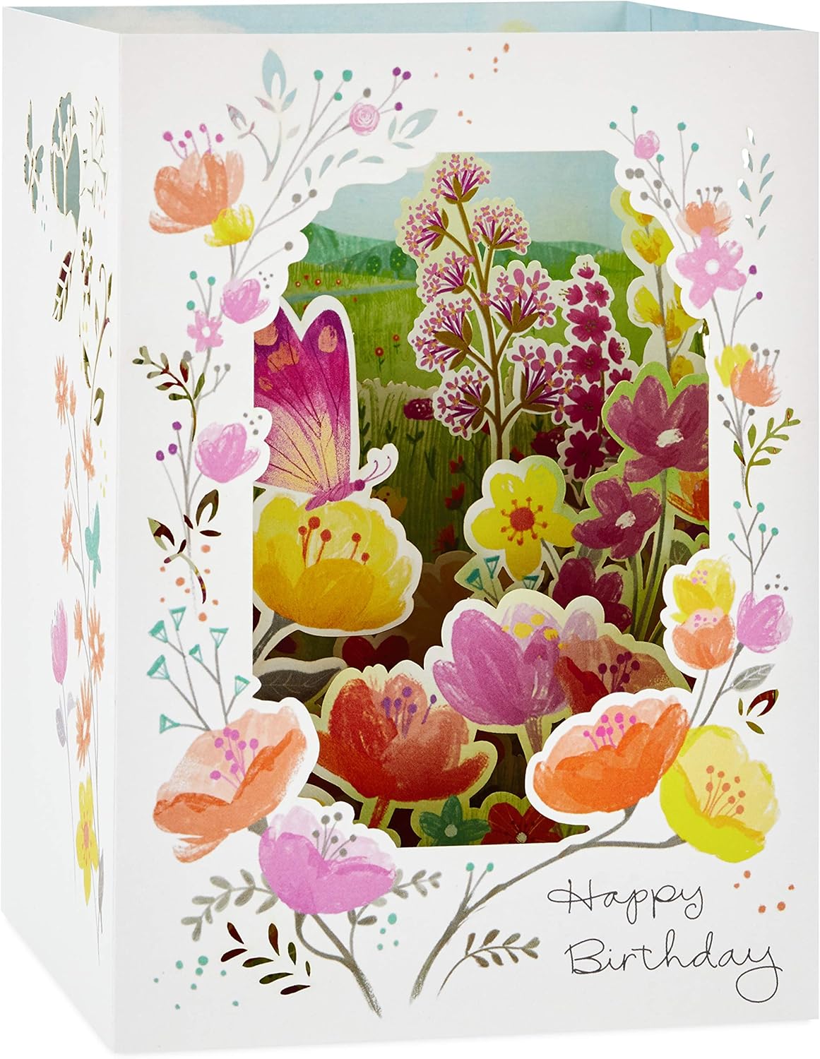 Hallmark Paper Wonder Paper Craft Birthday Card (Happy Surprises)