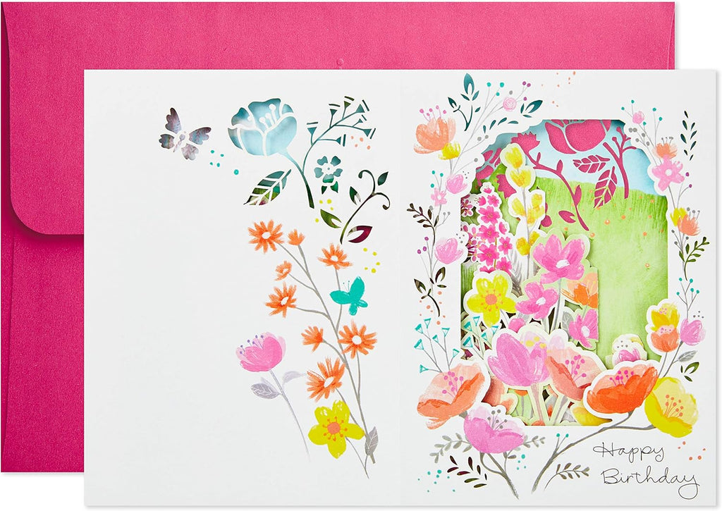 Hallmark Paper Wonder Paper Craft Birthday Card (Happy Surprises)