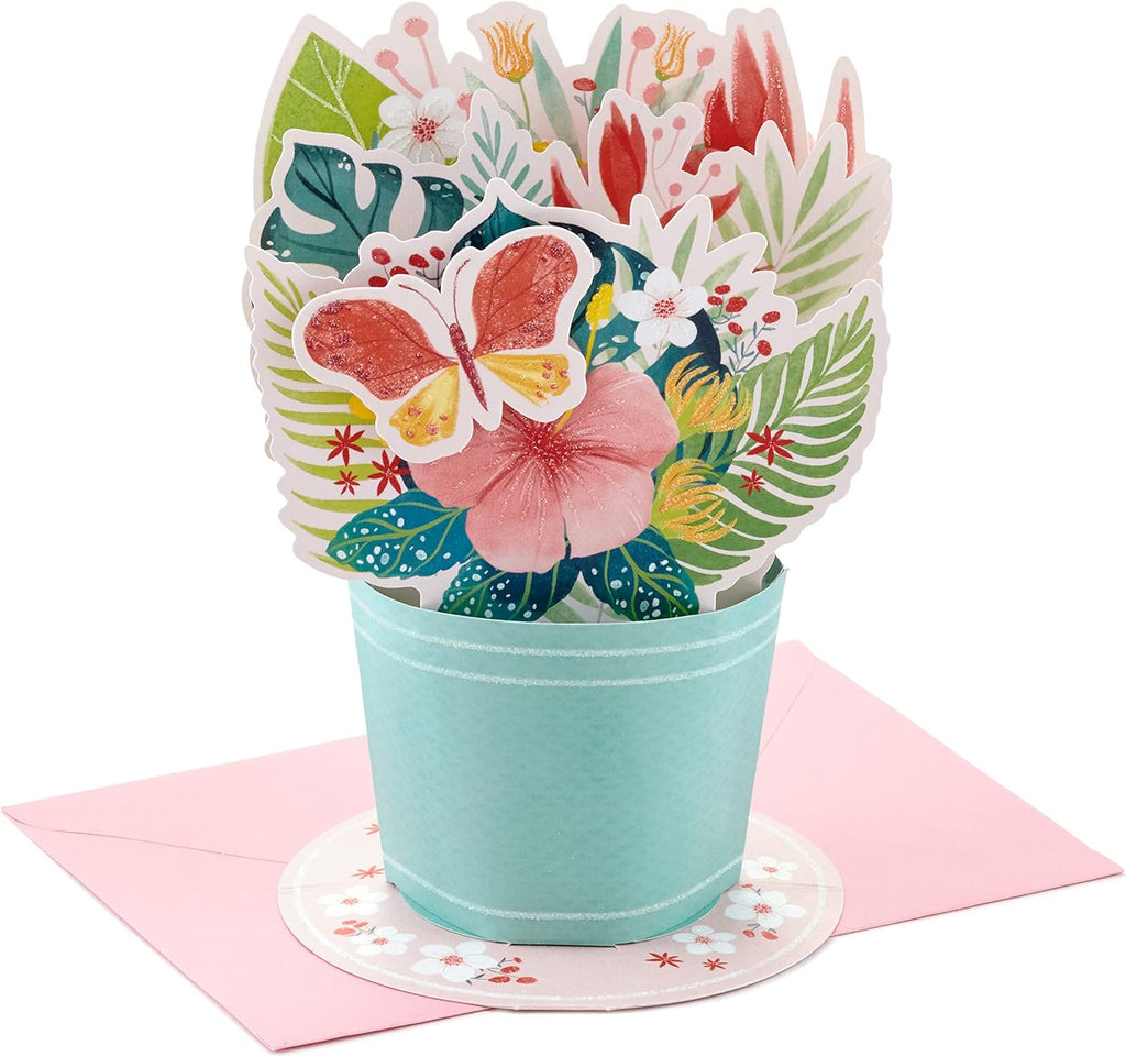 Hallmark Paper Wonder Birthday or Congratulations Pop Up Card (Displayable Bouquet)