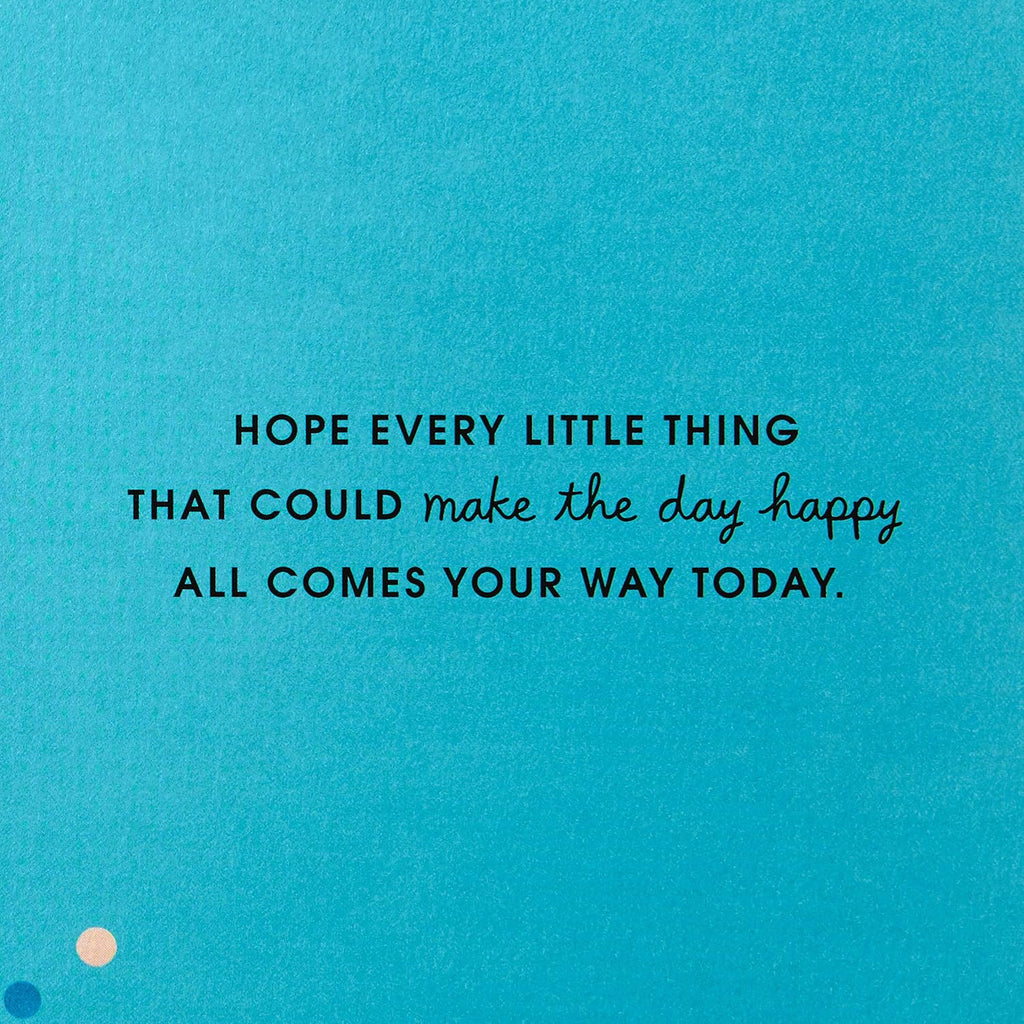 Hallmark Birthday Greeting Card (Envelope with Confetti)