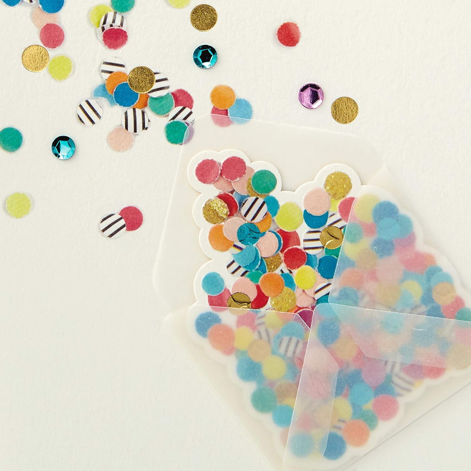 Hallmark Birthday Greeting Card (Envelope with Confetti)