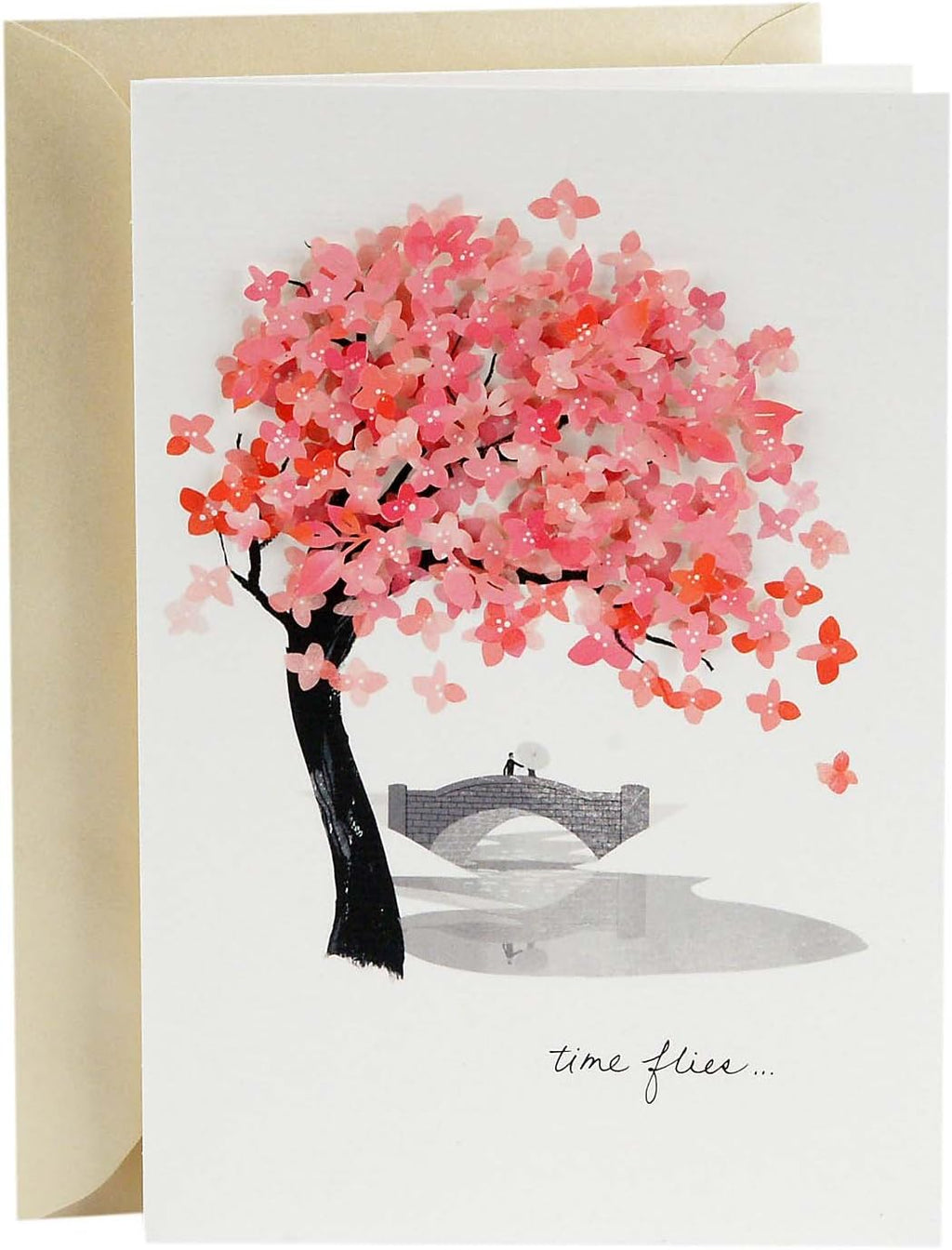 Hallmark Signature Love Card, Time Flies (Romantic Anniversary Card, Birthday Card, Sweetest Day Card)