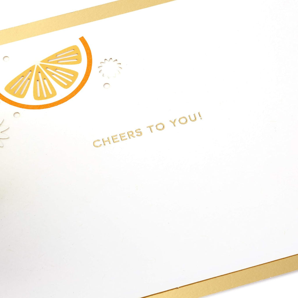 Hallmark Signature Paper Wonder Pop Up Congratulations Card, Birthday Card, College Graduation Card (Cheers, Tropical Drink)