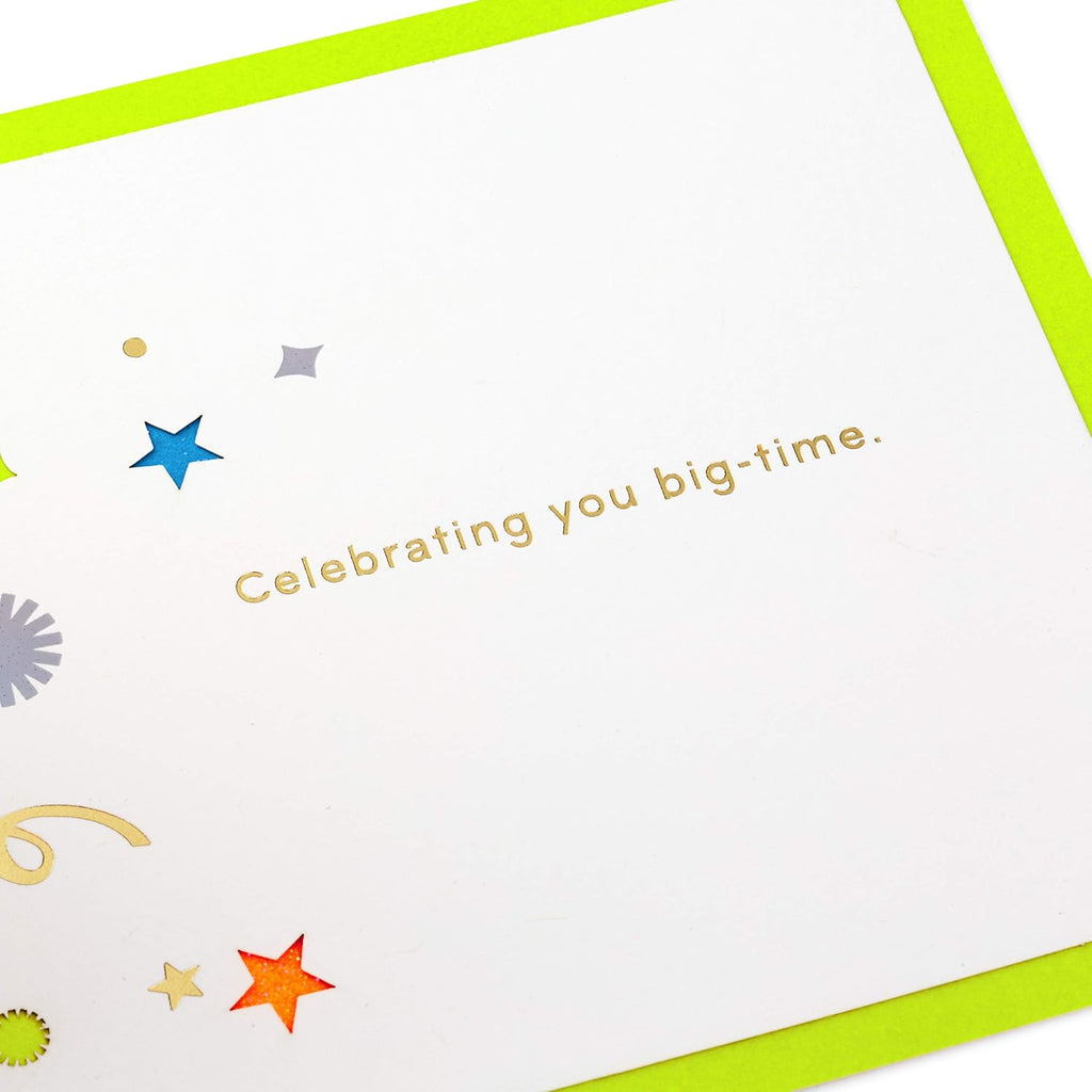 Hallmark Signature Paper Wonder Pop Up Congratulations or Birthday Card (Celebrate)