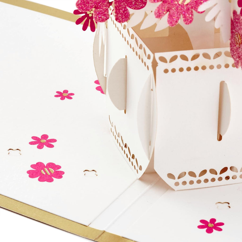 Hallmark Signature Paper Wonder Pop Up Card, Happy Thoughts Bouquet