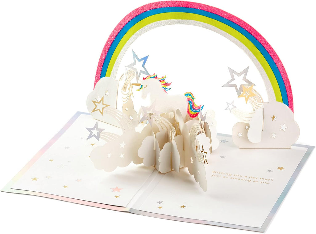Hallmark Signature Paper Wonder Pop Up Birthday Card (Unicorn, You are Magical)