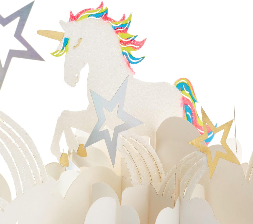Hallmark Signature Paper Wonder Pop Up Birthday Card (Unicorn, You are Magical)