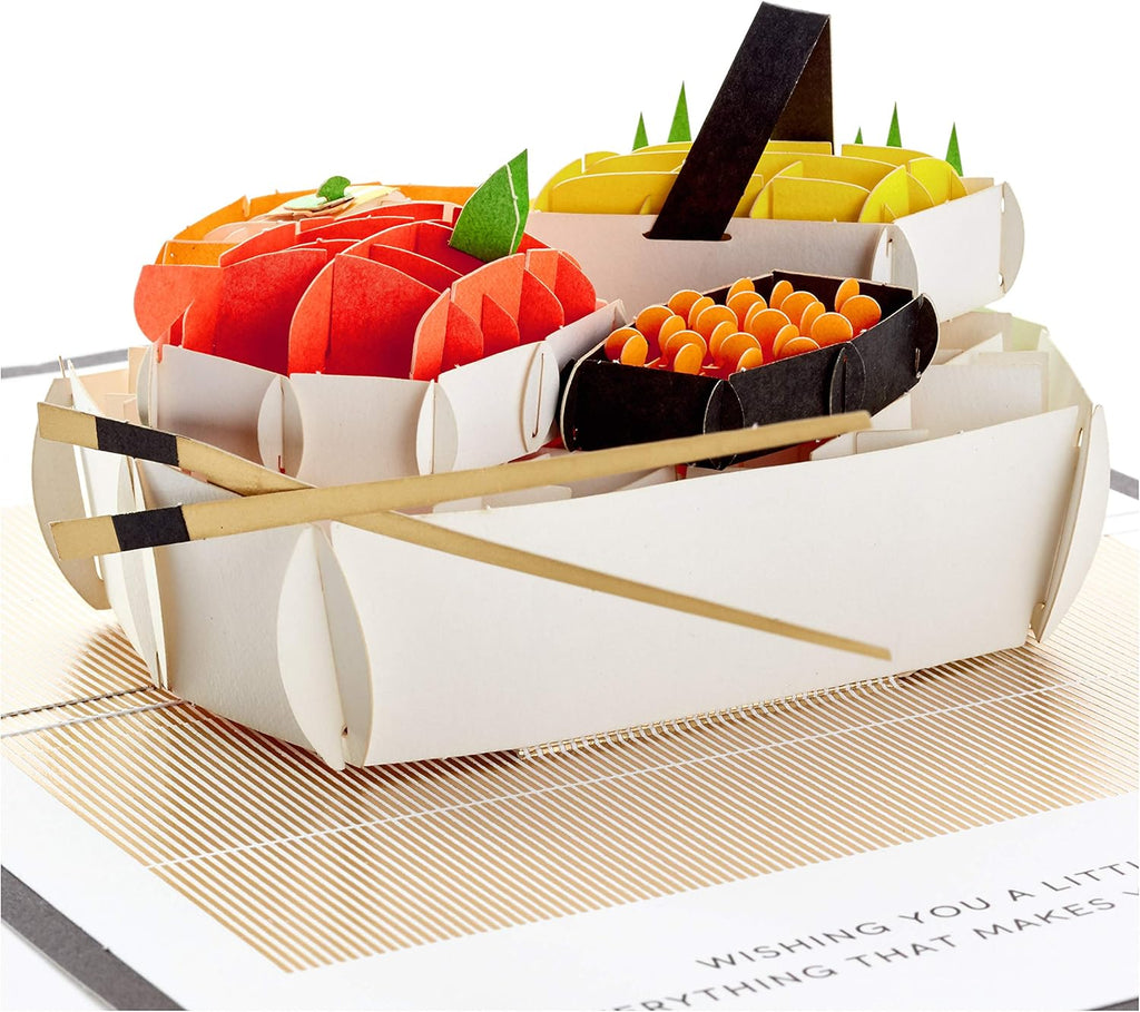 Hallmark Signature Paper Wonder Pop Up Birthday Card (Sushi, Everything That Makes You Happy)