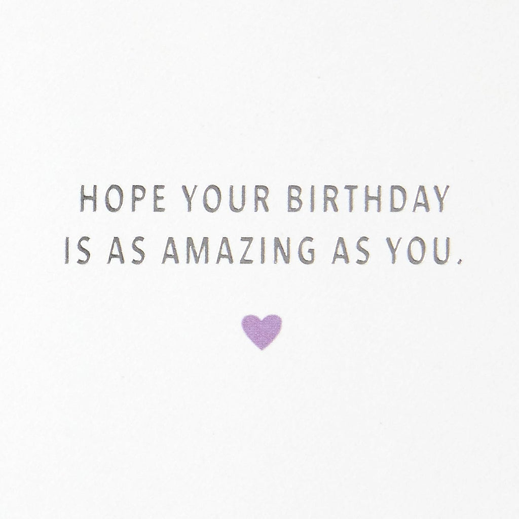 Hallmark Signature Birthday Card for Women (Magical Unicorns)