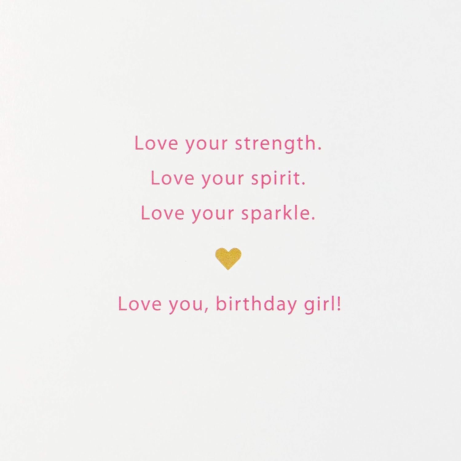 Hallmark Signature Women's Birthday Greeting Card (Heart and Stripes)