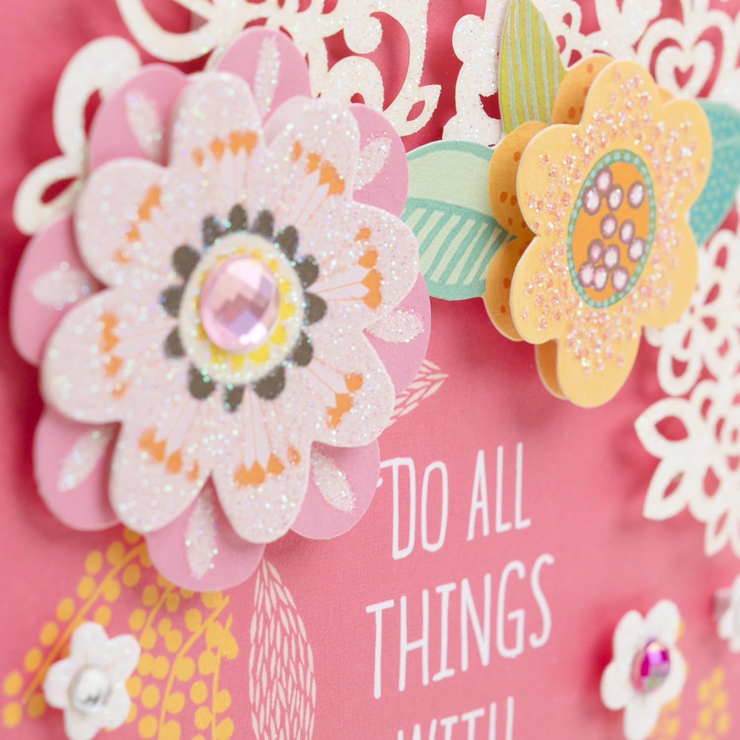 Hallmark Signature Birthday Greeting Card (Scattered Flowers)