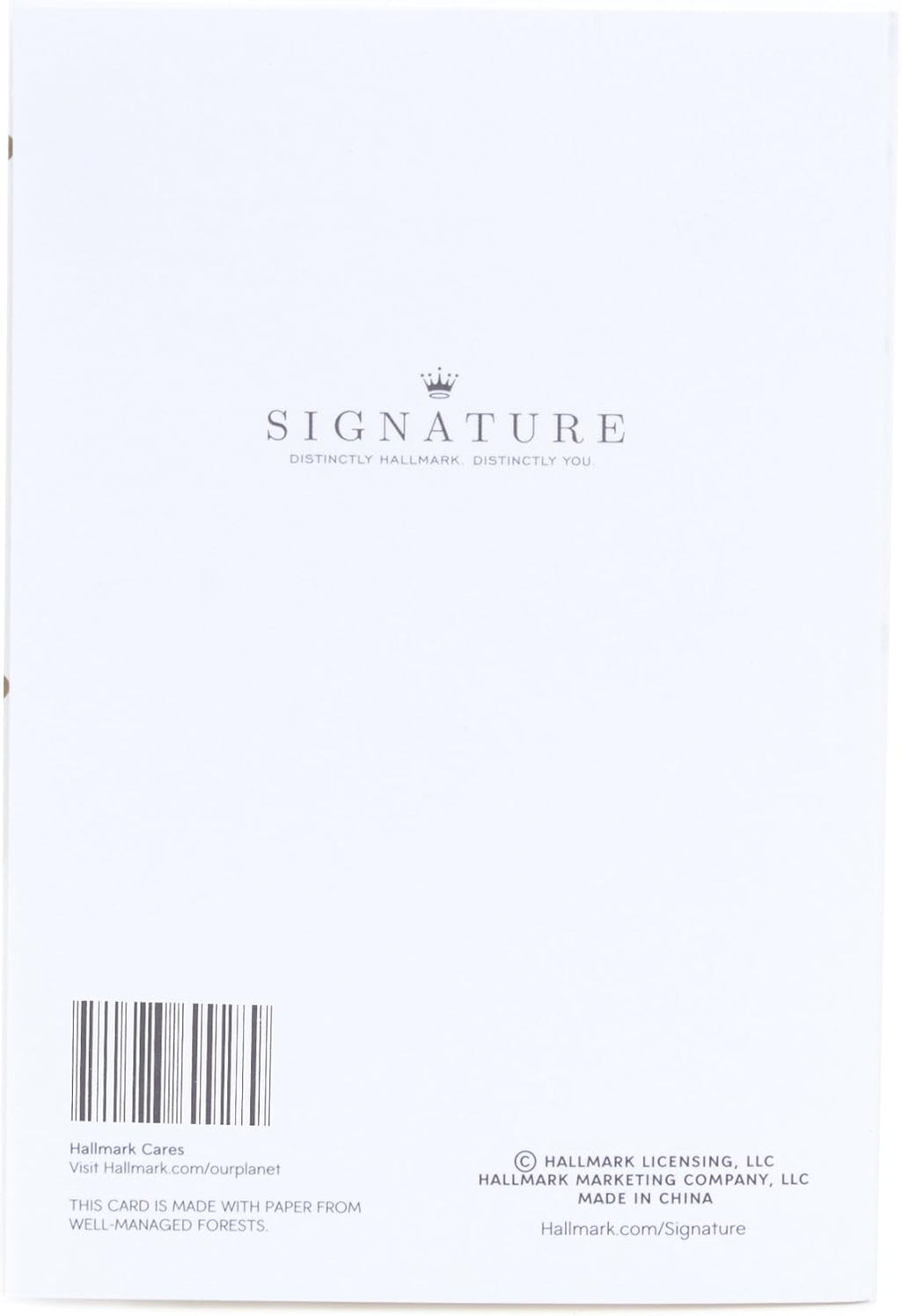 Hallmark Signature Birthday Greeting Card (Candle Bundle)