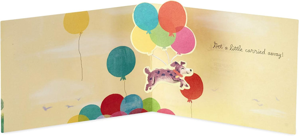 Hallmark Paper Wonder Pop Up Birthday Card (Get Carried Away)