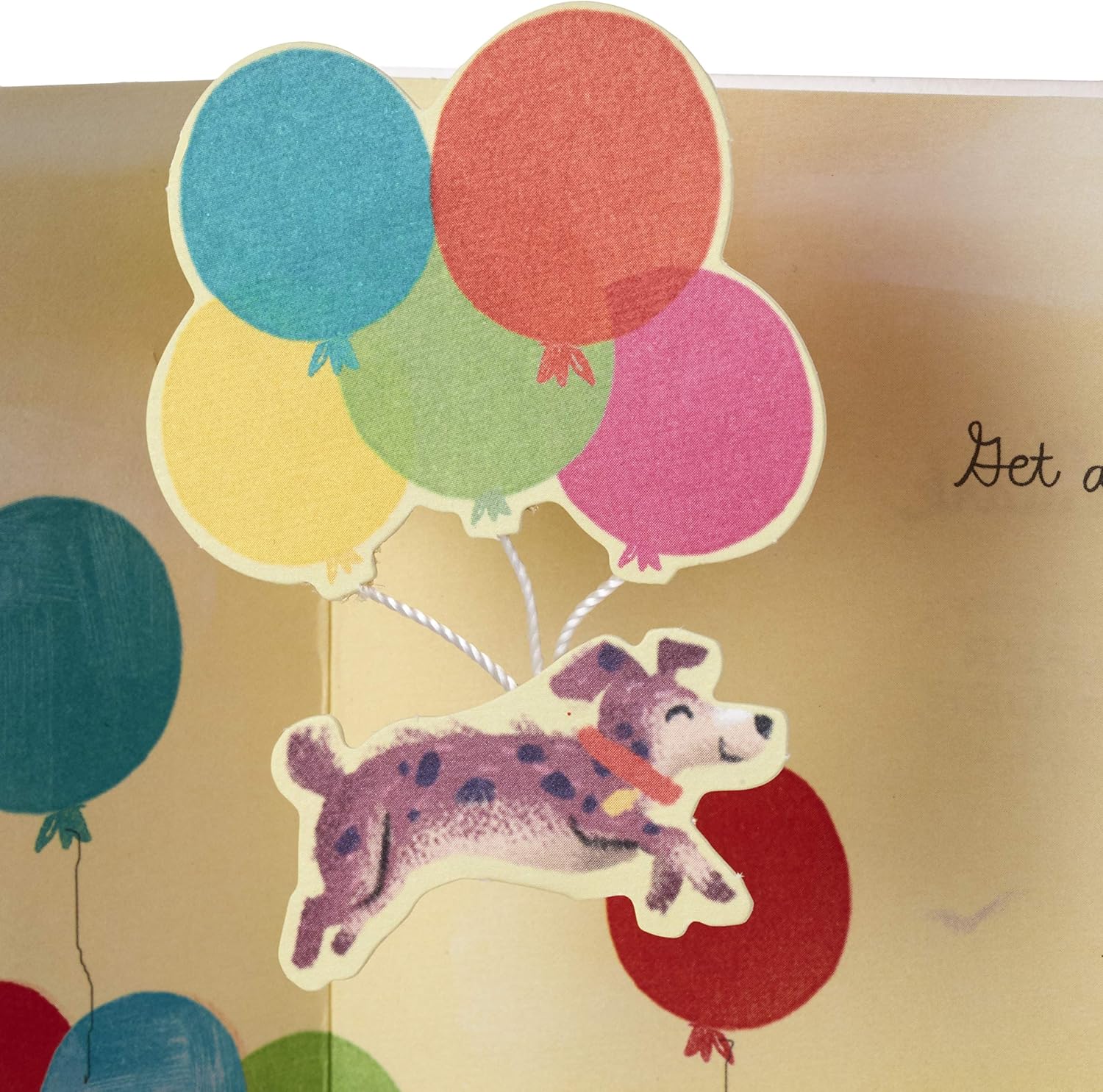 Hallmark Paper Wonder Pop Up Birthday Card (Get Carried Away)
